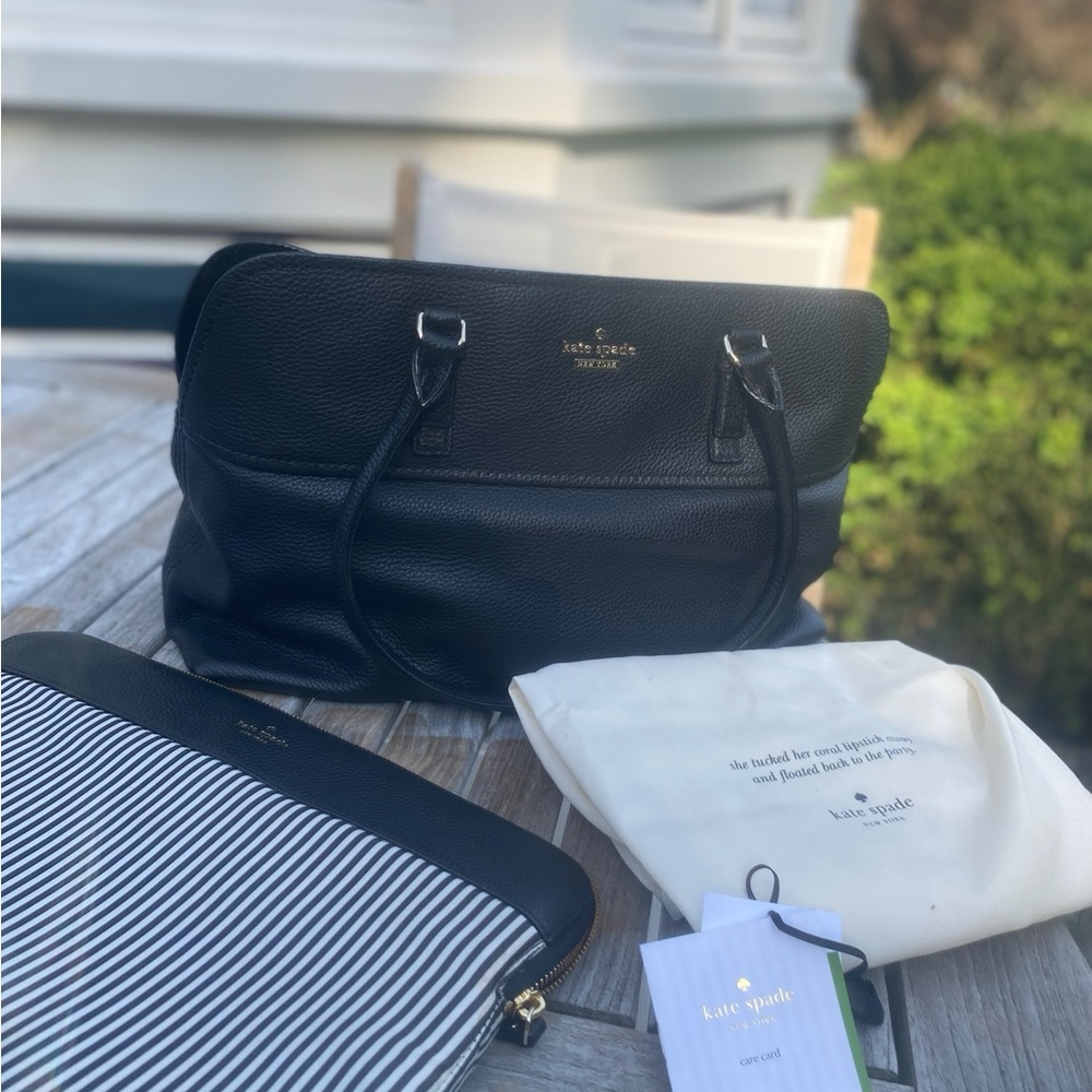 Kate Spade Black Leather Handbag